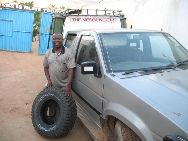 New tire for the field vehicle