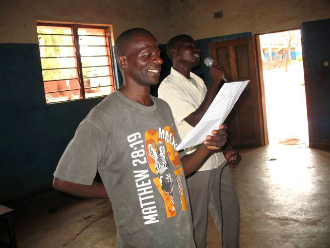 Pastor Masamba speaking