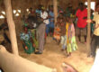 Praying for the sick at Kamanga village